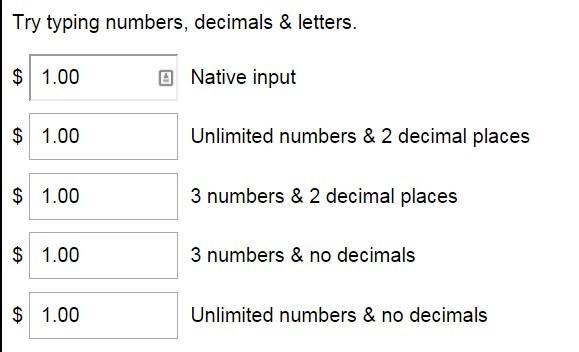 jQuery inputLimit